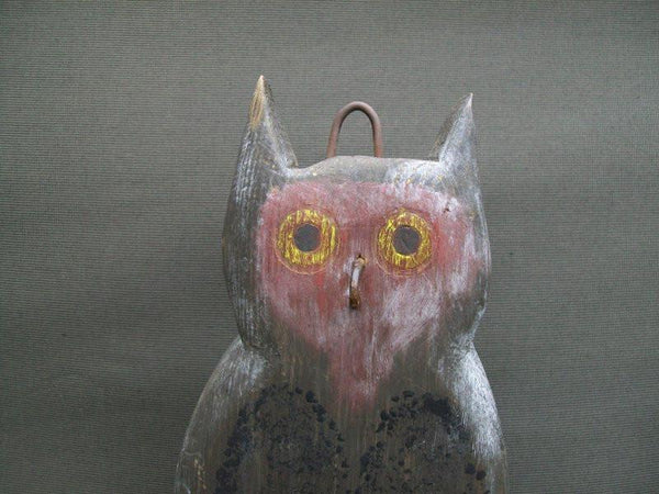 Folky Solid Wooden Owl