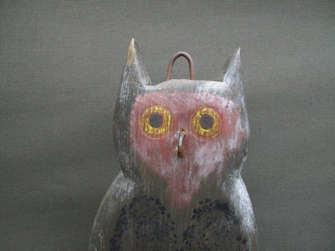 Folky Solid Wooden Owl
