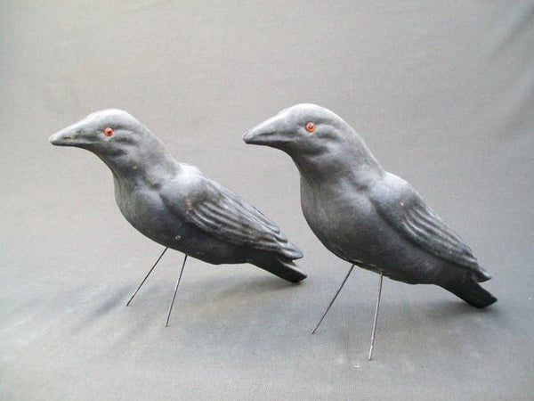 Victor Crow and Owl Decoy Set in Original Box