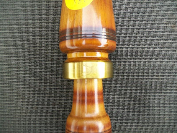Chick Majors - Don Cahill Dixie Mallard Call with Duck Engraved on Brass Band