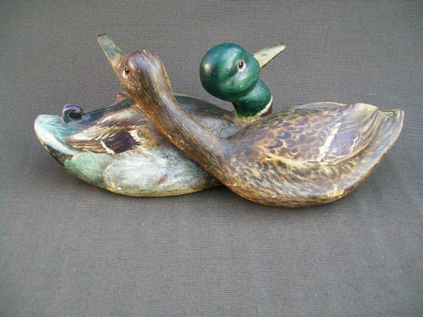 Folky Innertwined Mallards Pair
