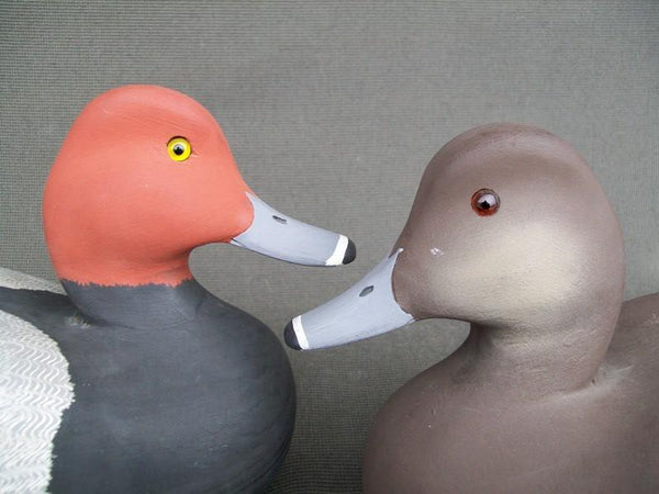 Jack Sweet Red Heads Decoys Unlimited Stamped Pair.  (#2203)