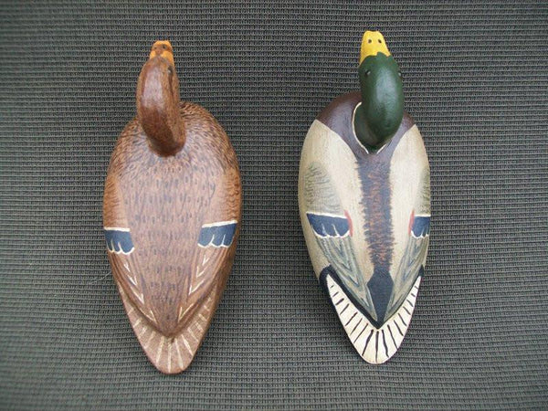 Illinois River Miniature Mallard Decoys by Bill Ellena