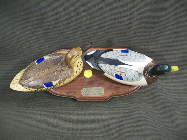 Bud Hinck Pair of Mallards on Display