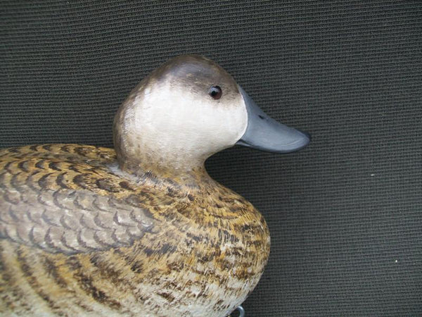 Michael Lashbrook Ruddy Duck Working Decoy Cork with Keel  (#2391)