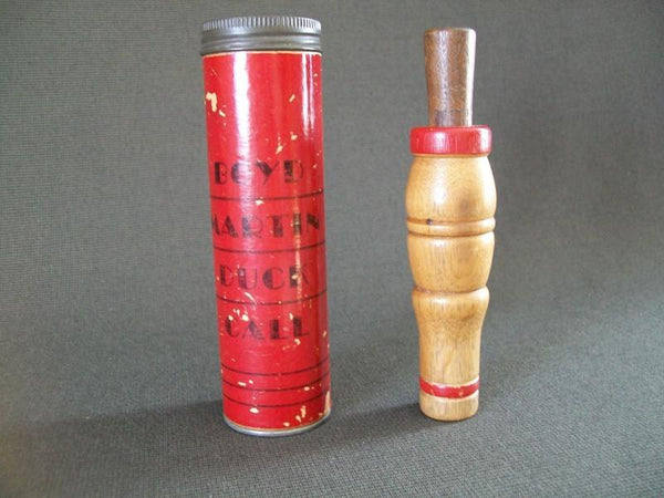 Boyd Martin Duck Call in Original Tube with Metal Screw on lid