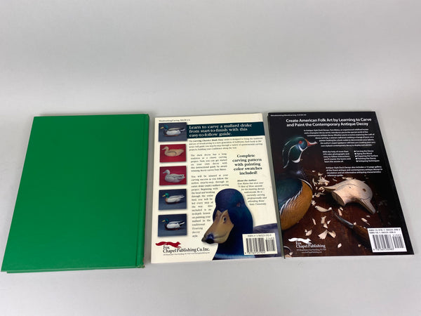 3 Carving Books, Blue Ribbon Techniques, Antique Style, and Classic Carving Projects