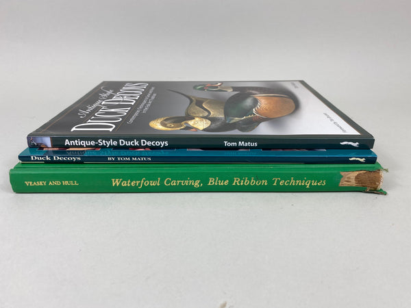 3 Carving Books, Blue Ribbon Techniques, Antique Style, and Classic Carving Projects