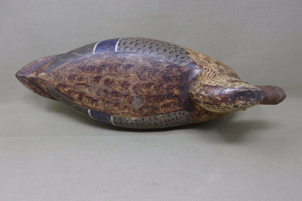 Ignatius Stachowiak Mallard Hen, Circa 1930's, Peru, Ill  (#4017)