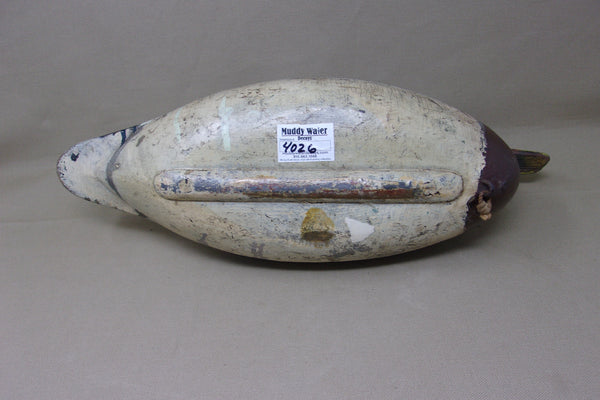 Illinois River Mallard Drake, Circa 1920's (#4026)