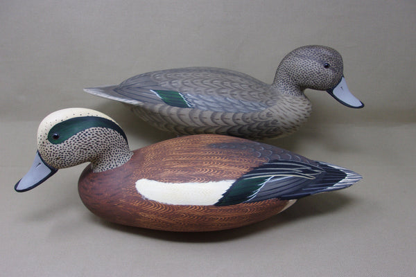 Virgil Lashbrook Widgeon Pair, Signed, Stamped  (#4081)