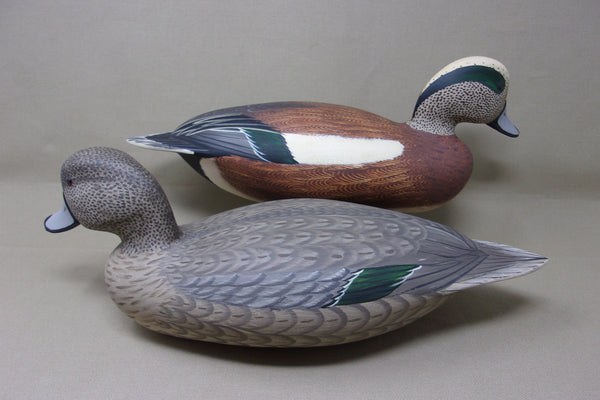 Virgil Lashbrook Widgeon Pair, Signed, Stamped  (#4081)