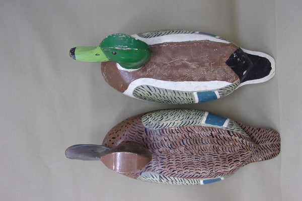 Edgar Vale Mallards Pair, Circa 1930's  (#4098)
