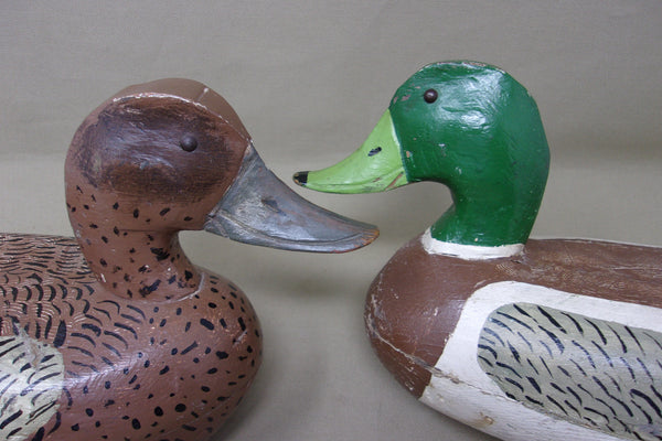 Edgar Vale Mallards Pair, Circa 1930's  (#4098)