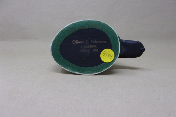 Golden Eye Head Paper Weight, Oliver Johnson Publisher of Boys Life (#4099)