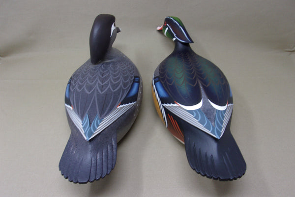 Frederick Brown Pair- Full Size Wood Ducks (#4134)