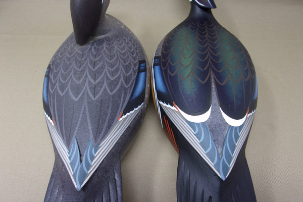 Frederick Brown Pair- Full Size Wood Ducks (#4134)