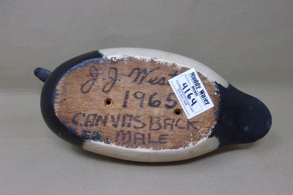 J. J. West Canvasback Drake  (#4164)