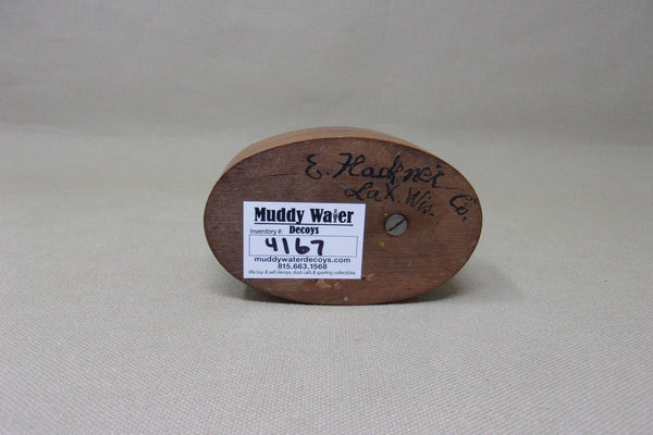 E. Hackner, Miniature Mallard Drake on weighted base (#4167)