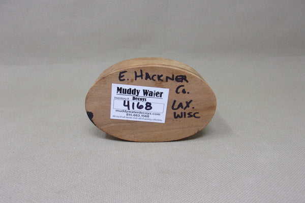 Miniature Wood Duck Hen, E. Hacker, Weighted Base (#4168)