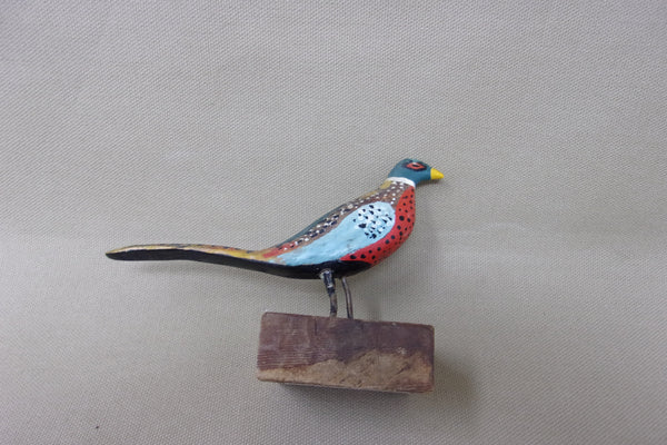 Standing Miniature Pheasant Rooster  (#4170)
