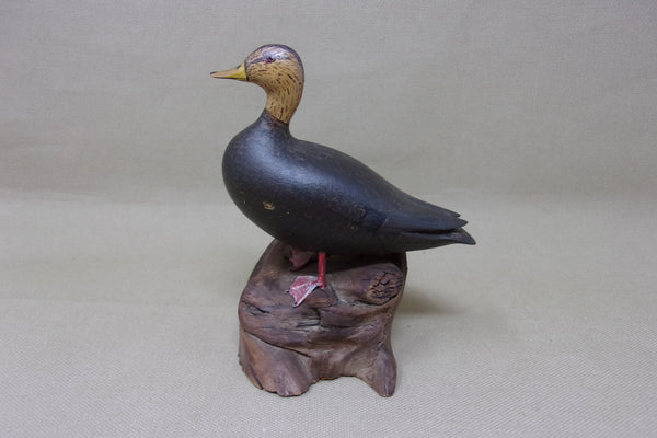 H. Wasson Miniature Standing Black Duck (#4176)