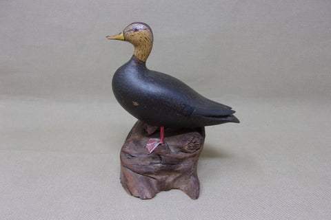H. Wasson Miniature Standing Black Duck (#4176)