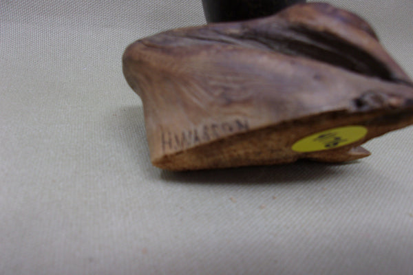 H. Wasson Miniature Standing Black Duck (#4176)