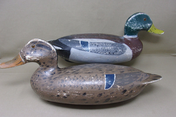 Wilford Bush Mallard Pair, Circa 1930's All original (#4223)