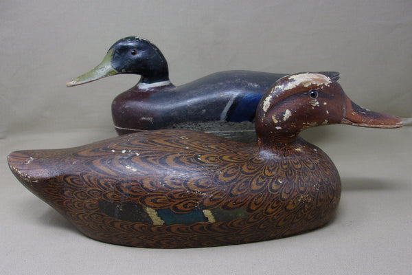 Walter Lowery Mallards, Circa 1930's, All Original (#4242)