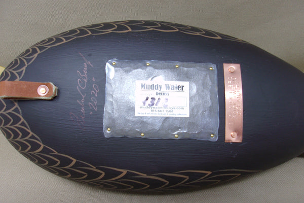 Rick Brown Black Duck, Signed/Dated  (#4312)