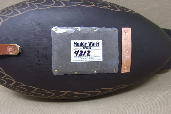 Rick Brown Black Duck, Signed/Dated  (#4312)