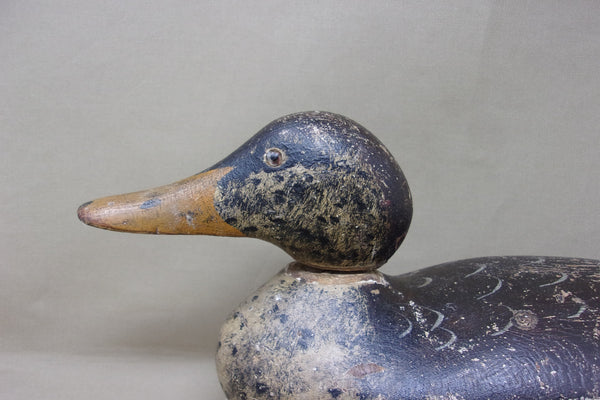 Mason Mallard Hen All Original Paint, Circa 1920's  (#4342)