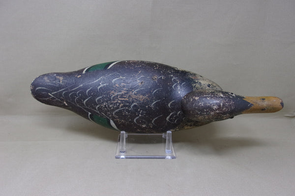 Mason Mallard Hen All Original Paint, Circa 1920's  (#4342)