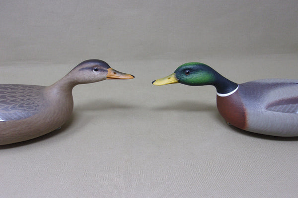 Swimmer Mallards Pair Third Size, Rick Brown (#4401)