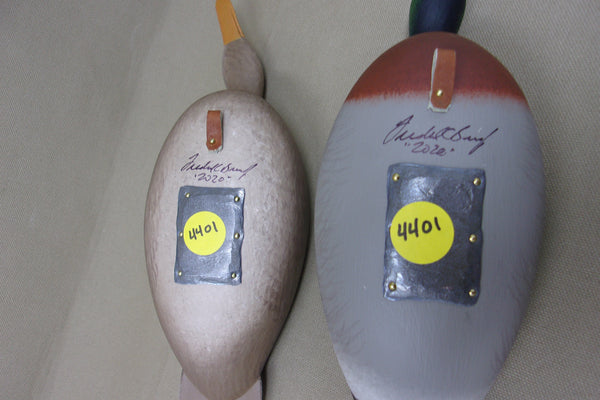 Swimmer Mallards Pair Third Size, Rick Brown (#4401)