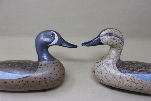 Charles Moore Perdew Style Blue Wing Teal Pair (#4415)