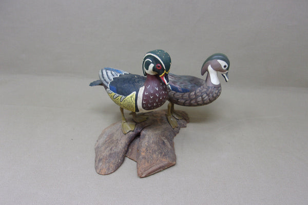 Ron Chiado Miniature Standing Wood Ducks (#4433)