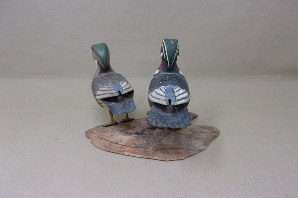 Ron Chiado Miniature Standing Wood Ducks (#4433)