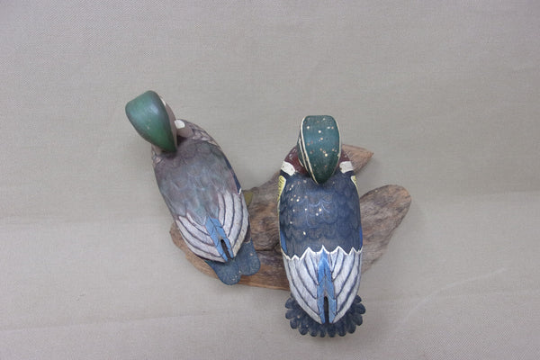 Ron Chiado Miniature Standing Wood Ducks (#4433)