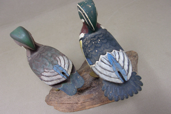 Ron Chiado Miniature Standing Wood Ducks (#4433)