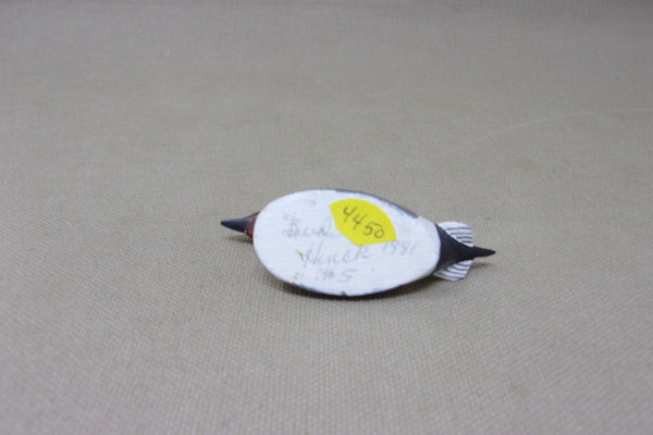 Bud Hinck miniature Pintail #5, Circa 1981 (#4460)