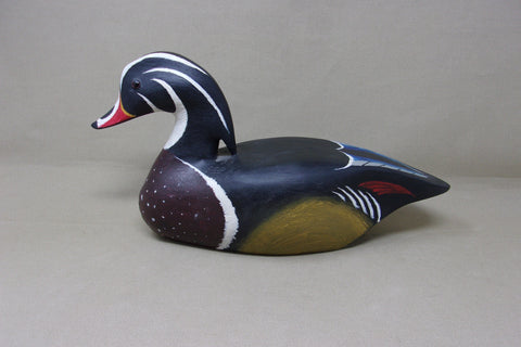 Charles Bruno Wood Duck Drake (#4473)