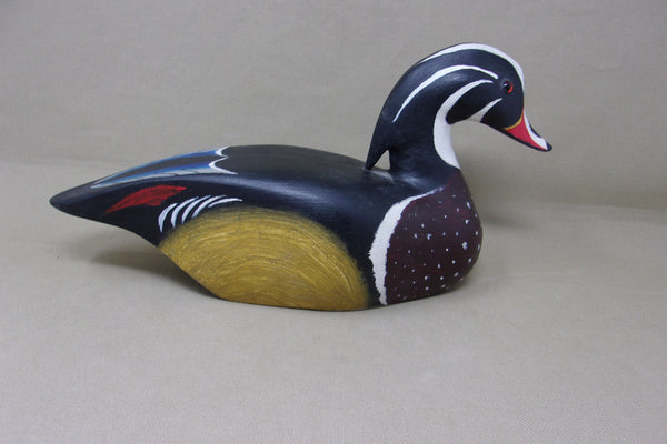 Charles Bruno Wood Duck Drake (#4473)
