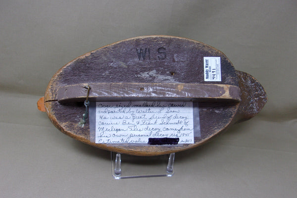 Walter Snow Mallard Hen, Original 1940's (#4491)