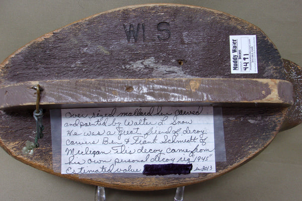 Walter Snow Mallard Hen, Original 1940's (#4491)