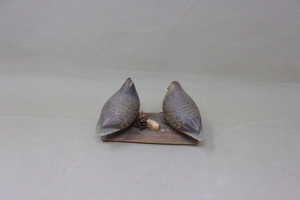Miniature Quail Pair, Ralf Coykendall, Oregon (#4503)