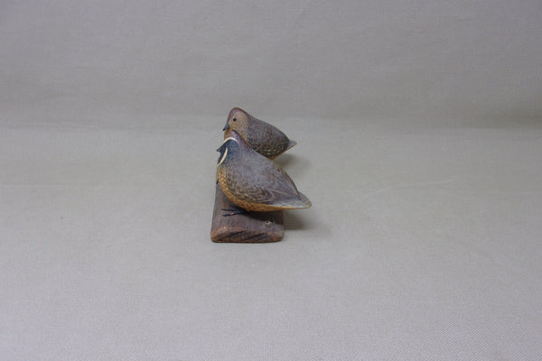 Miniature Quail Pair, Ralf Coykendall, Oregon (#4503)