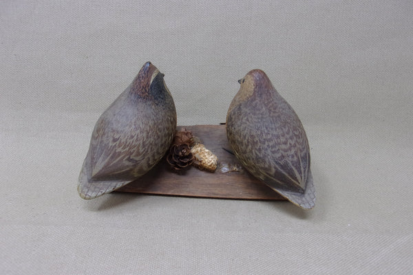 Miniature Quail Pair, Ralf Coykendall, Oregon (#4503)