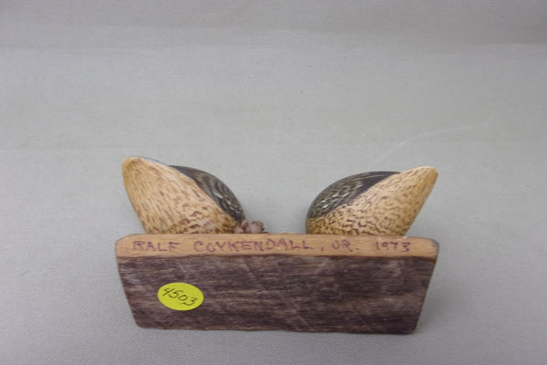 Miniature Quail Pair, Ralf Coykendall, Oregon (#4503)